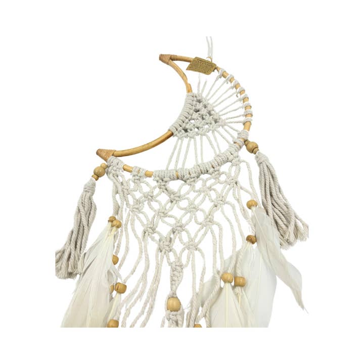 Earths Elements Wholesale - Wholesale Retailer Sample - Home Decor - Dreamcatcher - Crochet Moon1