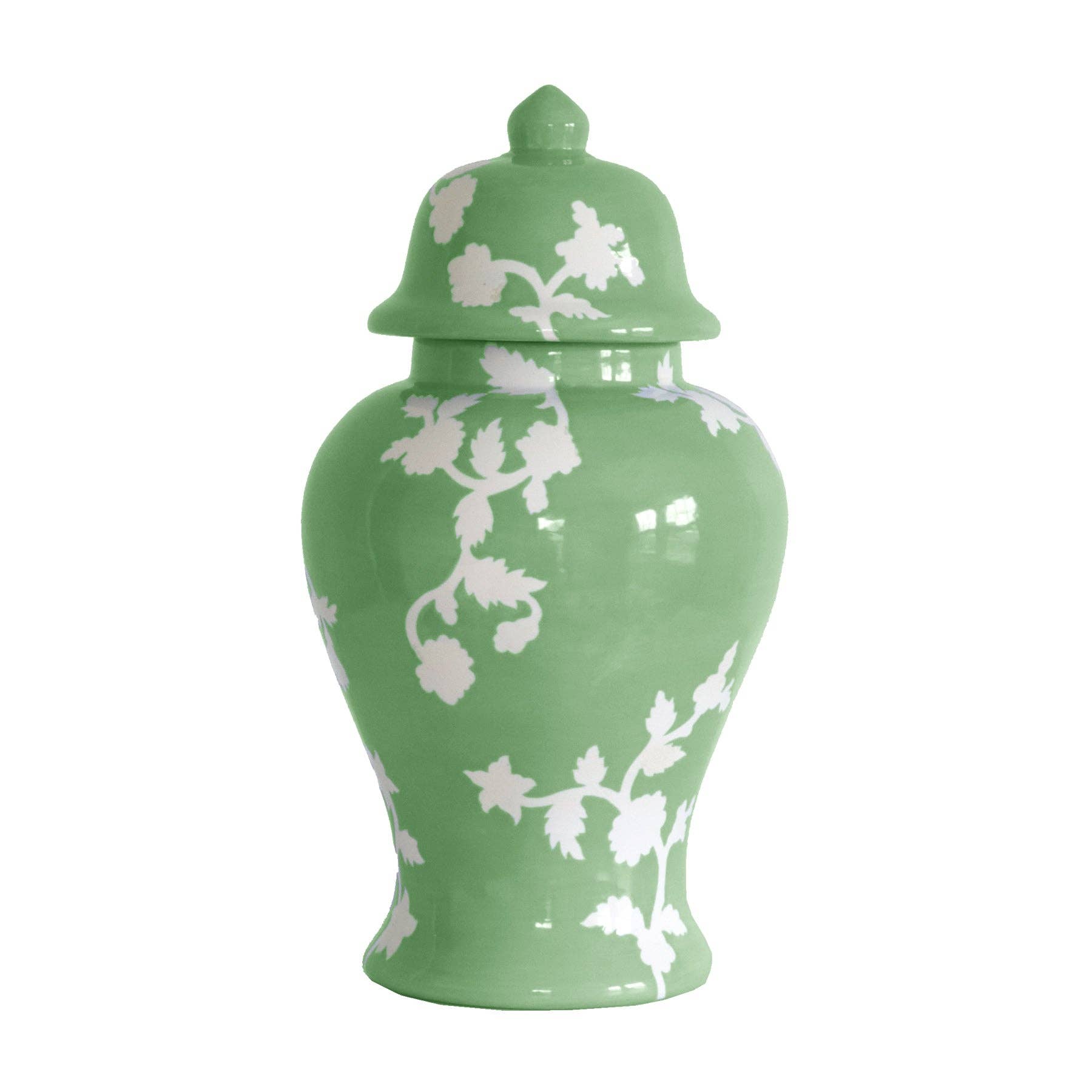 Lo Home | Ruby Clay - Wholesale Decorative Jar - Chinoiserie Dreams Ginger Jars in Cabbage Patch Green2