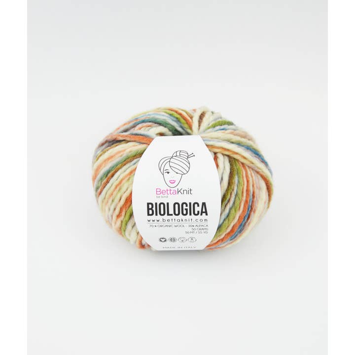 BettaKnit - Wholesale Yarn - Biologica Print - 70% Organic Wool 30% Alpaca Yarn5