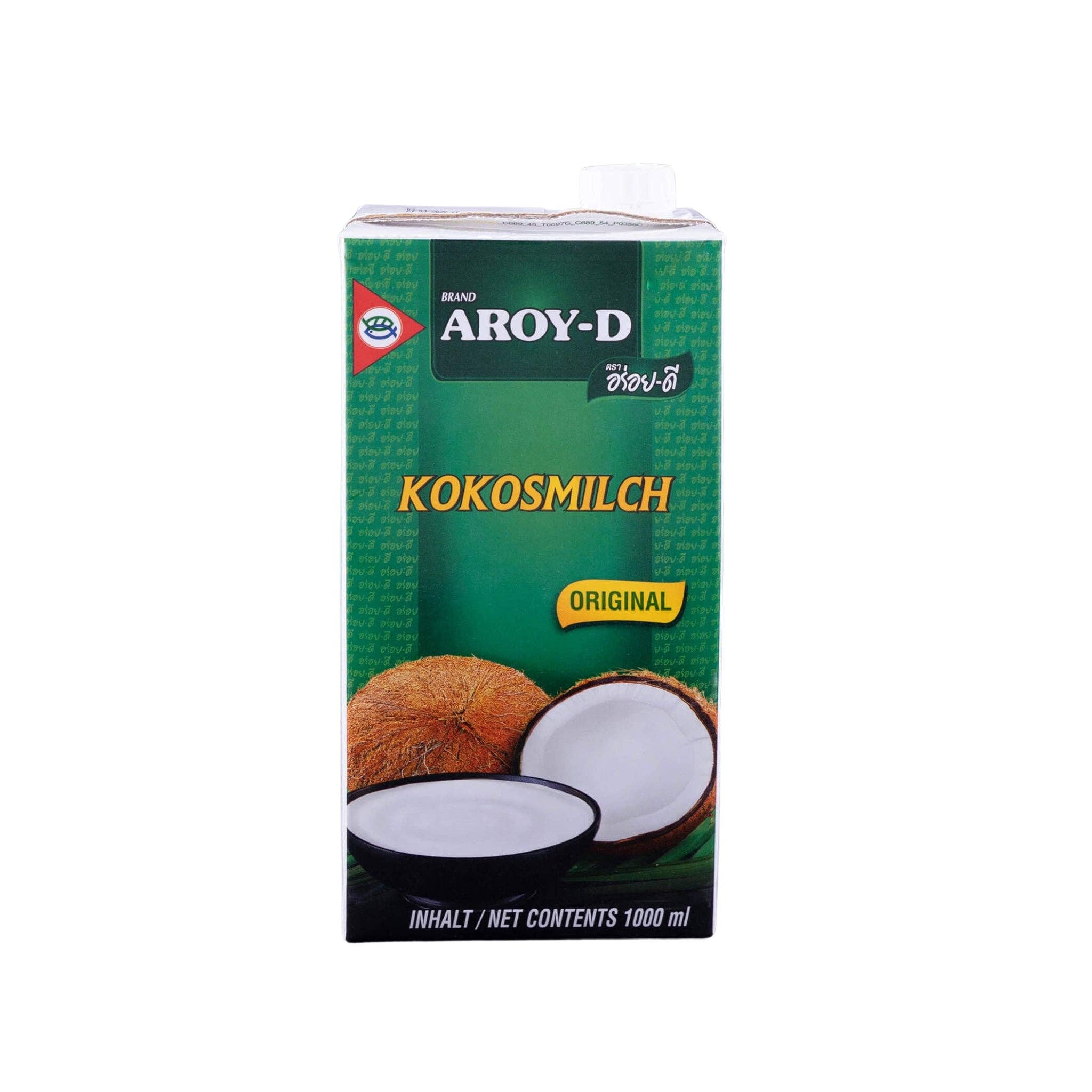 utoppa GmbH - Wholesale Non-Dairy Milk - Aroy-D Coconut Milk 1 L