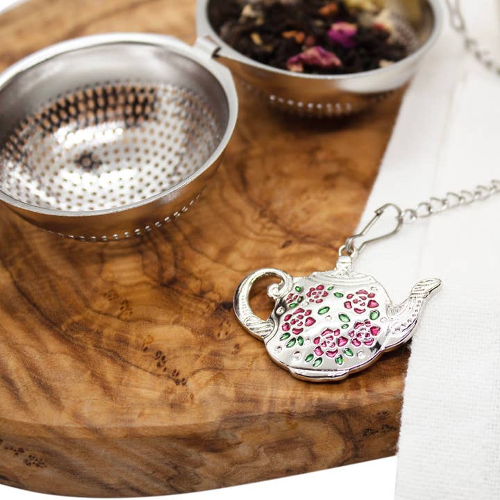 Loose Leaf Tea Infuser, Teapot Charm Ball, Tea Lover Gift for wholesale by The Traveling Teapot