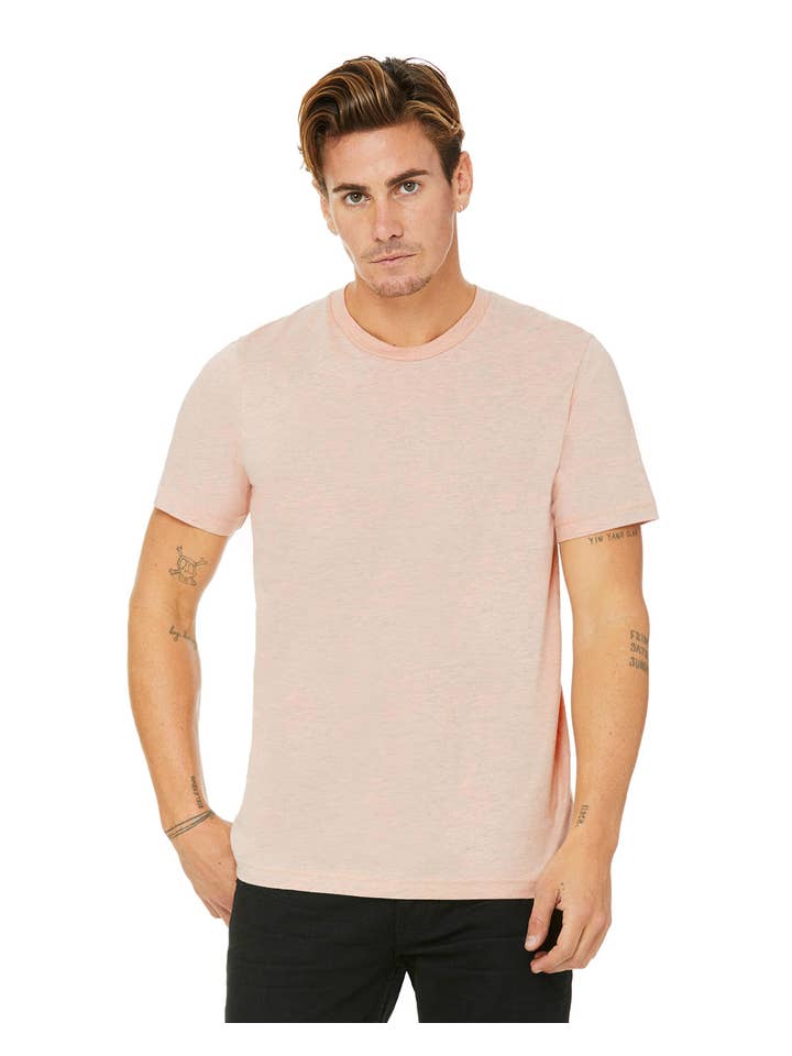 Total Apparel - Wholesale T-Shirt - Men's - Bella + Canvas Unisex Heather Blank CVC T-Shirt | 3001CVC43
