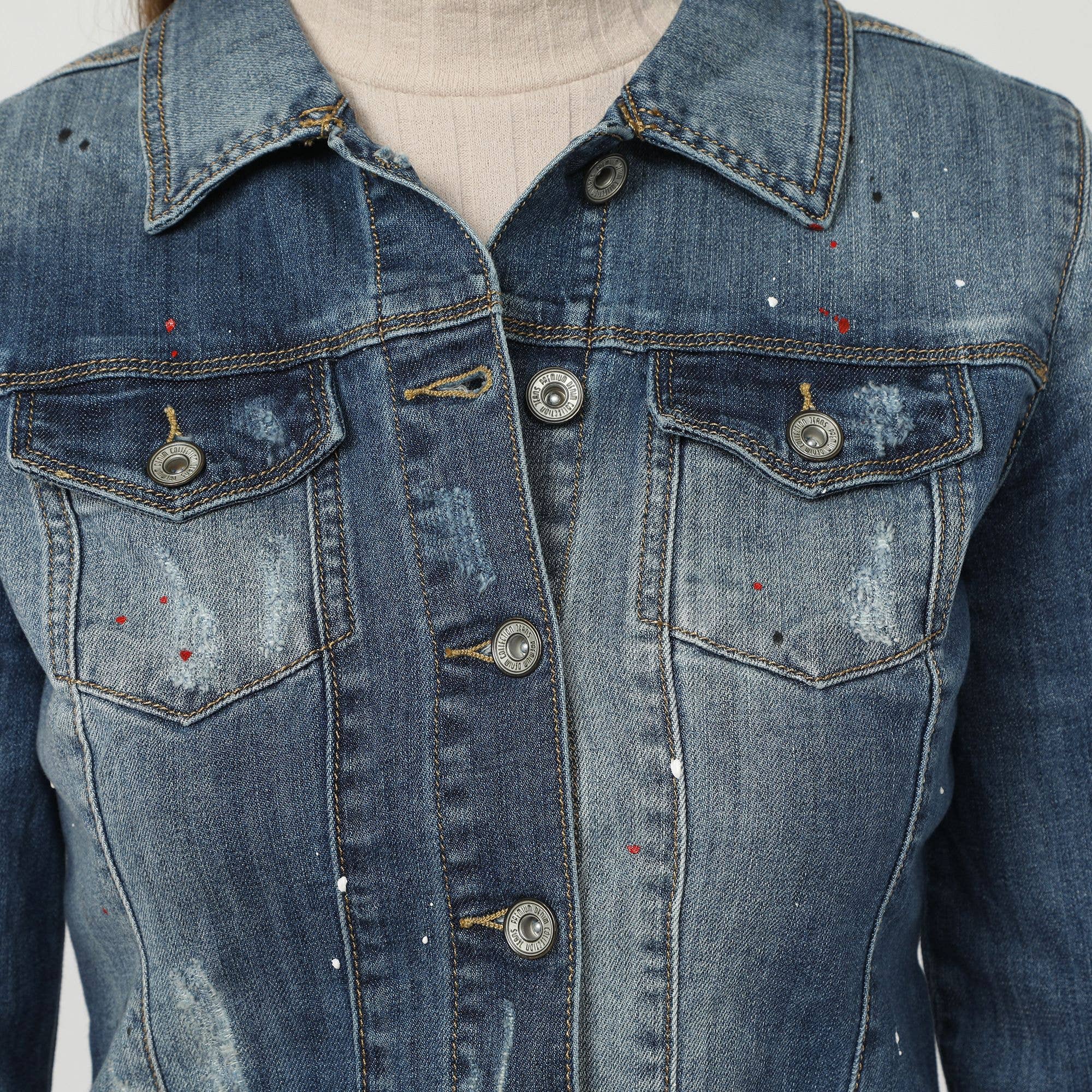 BanBat – wholesale Jeansjackor – Dam – Jeansjacka REF: 3200792