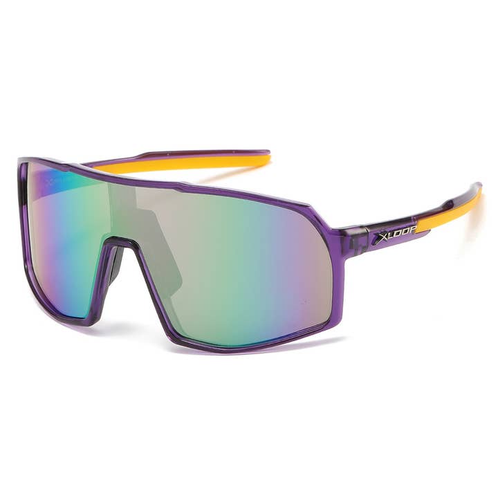Sunrayzz Imports - Wholesale Sunglasses - Men's - Xloop Sports Wrap Shield Sunglasses x3649-rv1