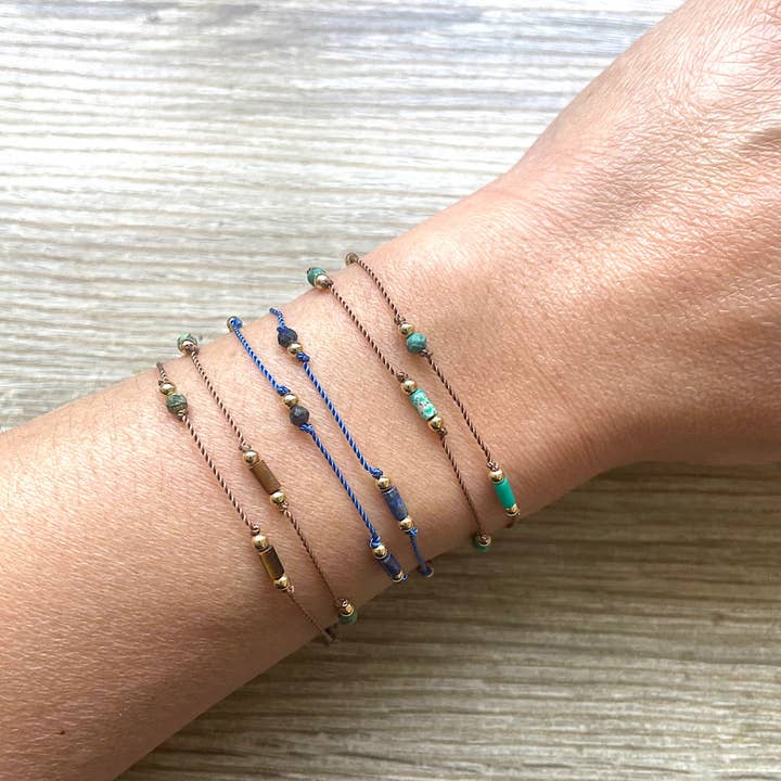 Bracelet pierres naturelles ethnique Tara pour la vente par YSIE