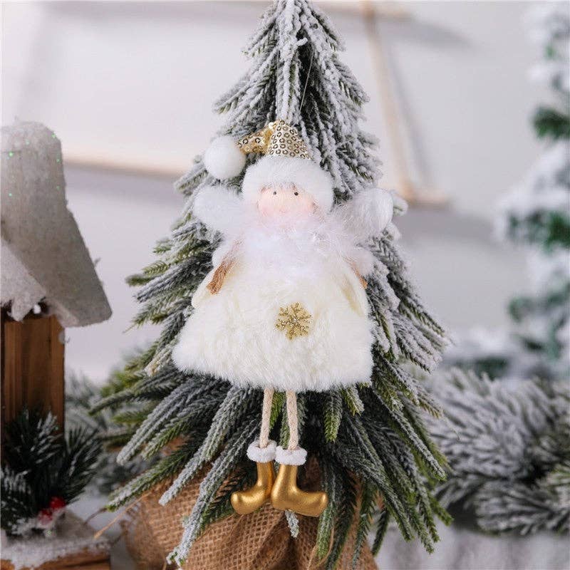 ShieldChic - Wholesale Ornament - Christmas Feather Angel Pendant2