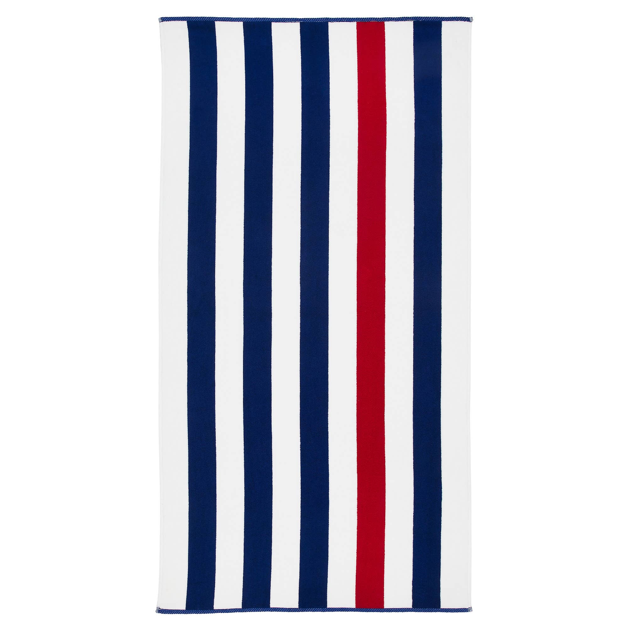 Laguna Beach Textile Company, LLC - Wholesale Beach Towel - Oversize Plush Cabana Towel  - Red, White and Blue2