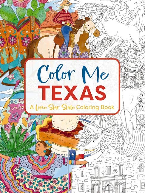 Color Me Texas: A Lone Star State Coloring Book for wholesale by HarperCollins Focus