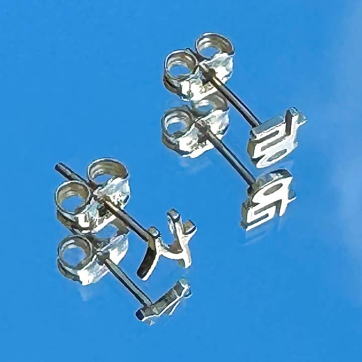 LOVE IN KOREAN / 사랑 EARRINGS for wholesale by Gummaae