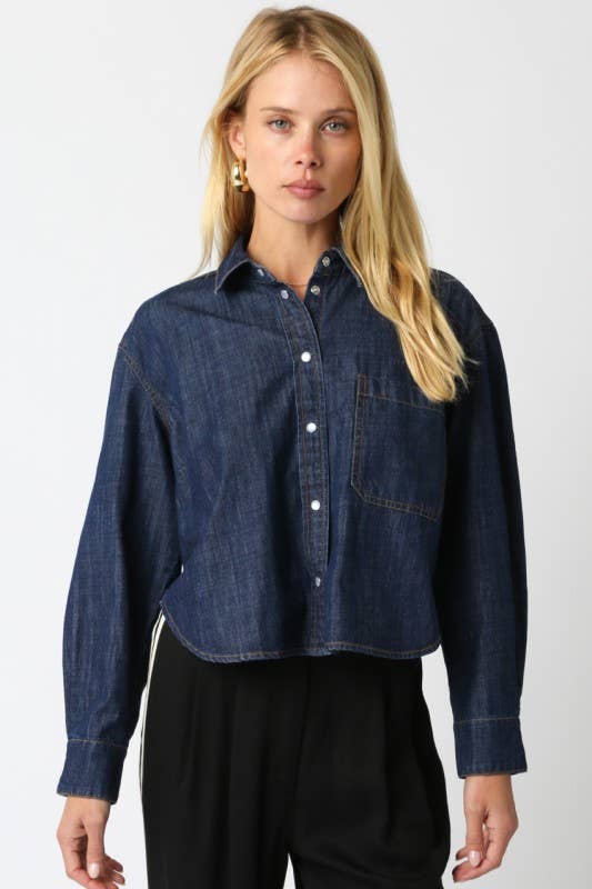 Denim Camicia in denim Jaylin in vendita all'ingrosso su Faire0