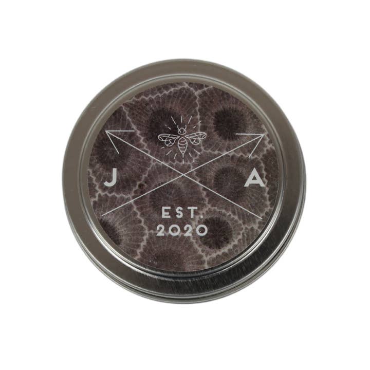 June Apothicarie - Wholesale Travel Candles - Petoskey Stones® 4oz Travel Candle- Michigan