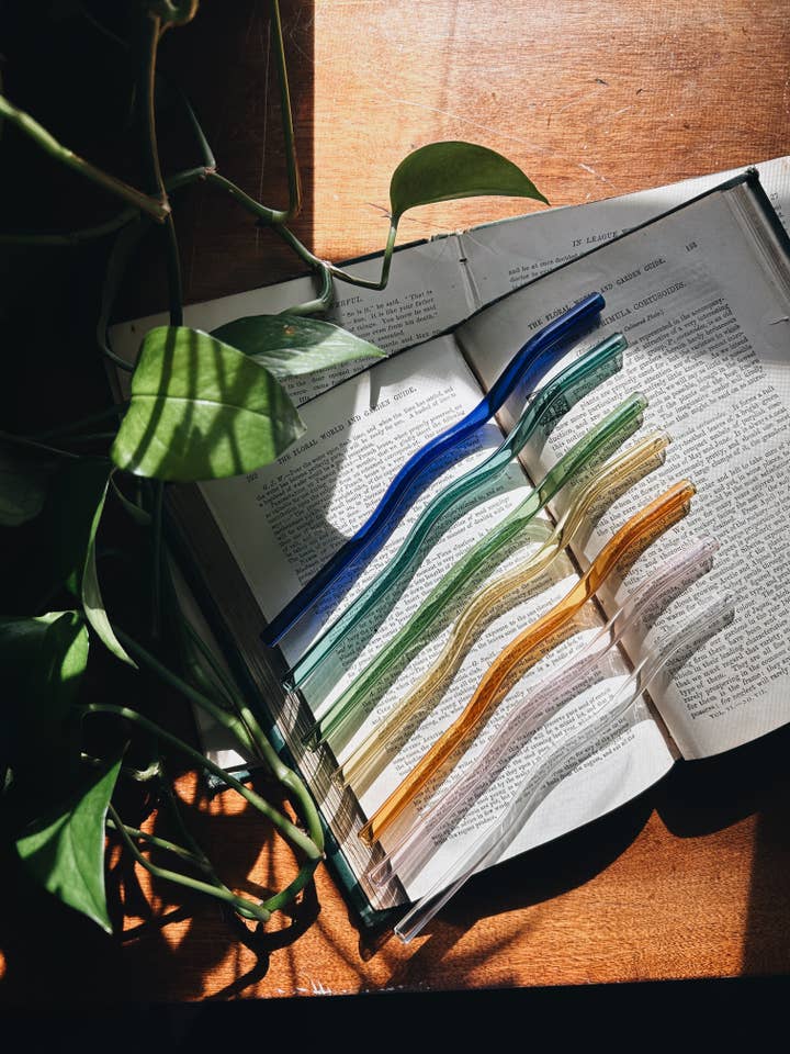 Wackeliger Glasstrohhalm für den Großhandel von Fablewood Goods