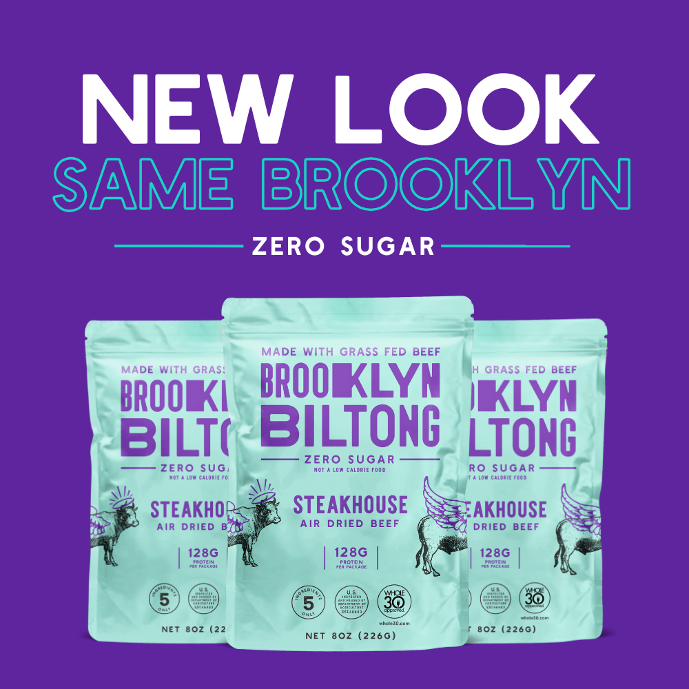 Brooklyn Biltong - Wholesale Jerky - 8oz Steakhouse Grass-Fed Zero Sugar Biltong Tender Jerky6
