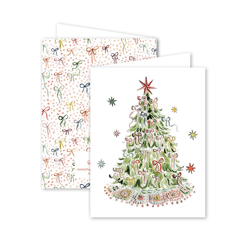 Dogwood Hill – wholesale Christmas card – Paper Chain Tree