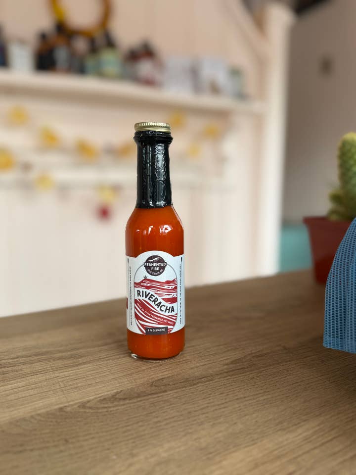 Riveracha for wholesale by Fermented Fire Hot Sauce Company