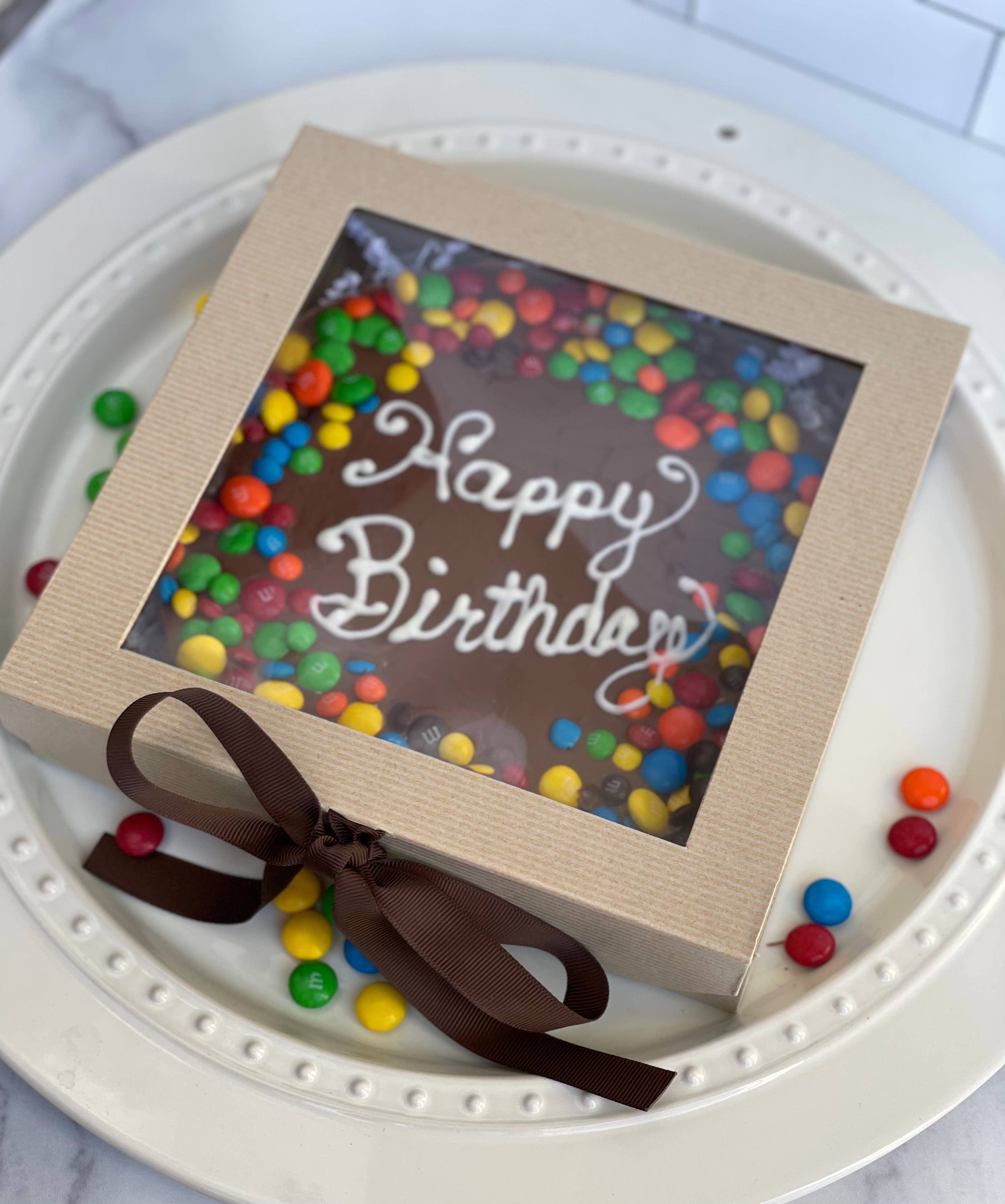 Chocolates Unlimited by Denise - Wholesale Chocolate Box - Happy Birthday Chocolate Pizza Box2