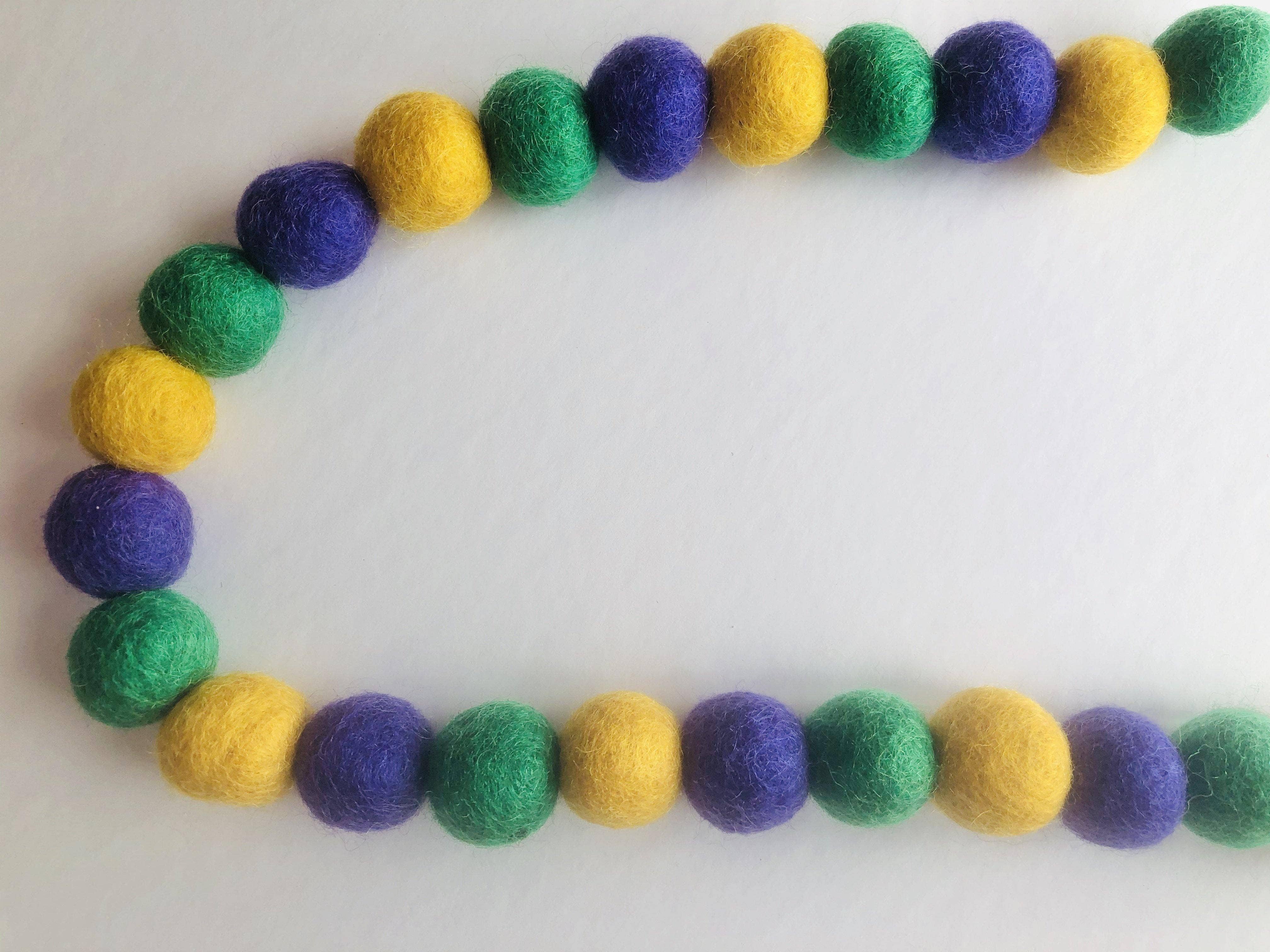 Wool Jamboree - Wholesale Bunting/Garland - Mardi Gras Garland6