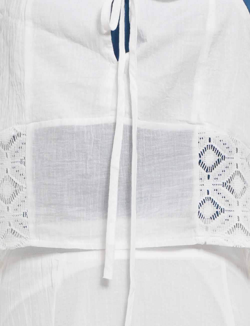 Ladies White Back Smocking Cami Top & Skirt Set SKST5KC1901 for wholesale on Faire4