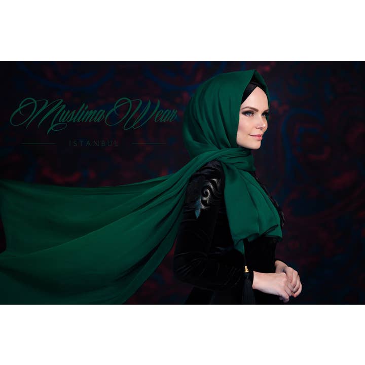 Muslima Hijab Green Diamond for wholesale on Faire