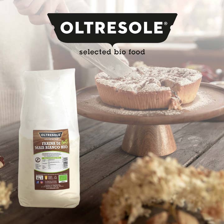 Oltresole - Wholesale Cornmeal - Organic White Corn Flour 1 Kg6