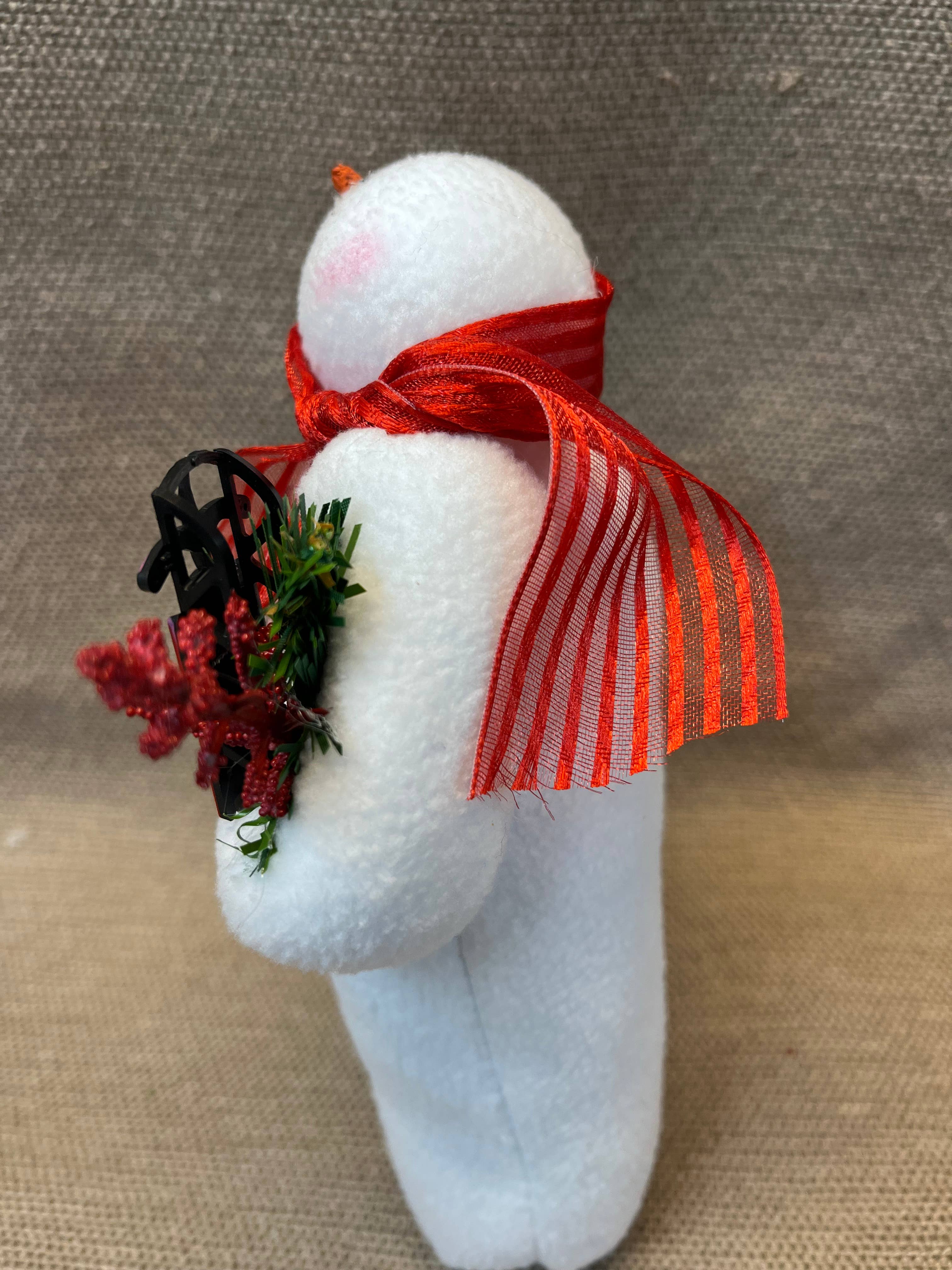 Sandy Pants Snowmen - Wholesale Christmas Decoration - Fleece Stuffed Snowman_Sandy Pants Classic_Sled2