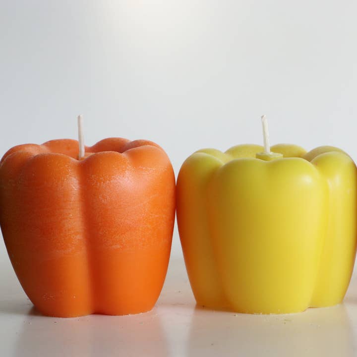 Bell Pepper Candles - Yellow for wholesale by SugarByrd