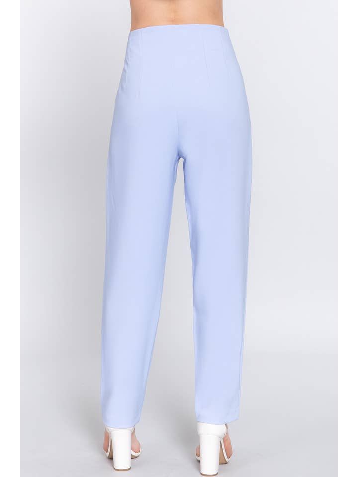 Active Basic | Active USA - Wholesale Pants - Women's - High Waist Pintuck Detail Long Pants14