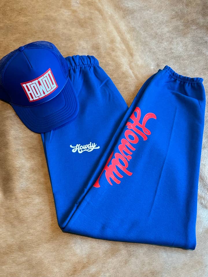 Howdy Sweatpants - Adult for wholesale by Steel Horse Apparel