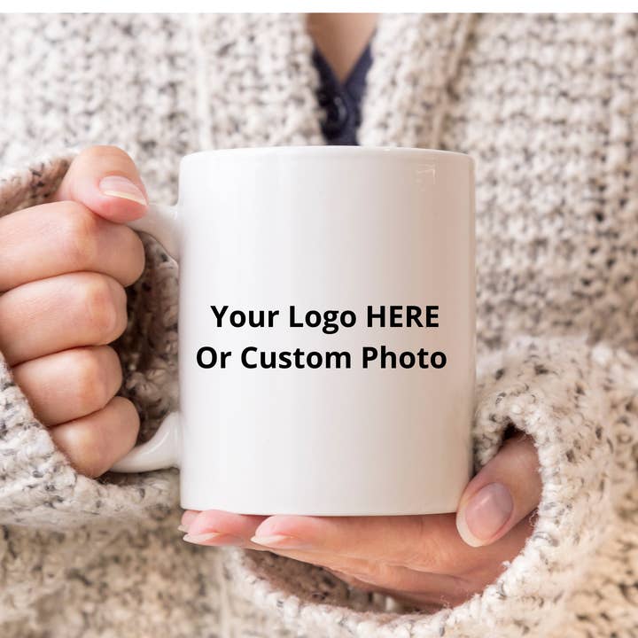 Peach Tree Market Co - Wholesale Coffee Mug - Custom Logo or Or Picture Ceramic Coffee Mug