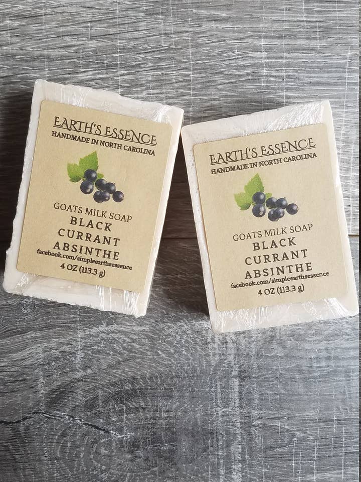 Svartvinbär 4 oz Getmjölkstvål för wholesale av Earth's Essence