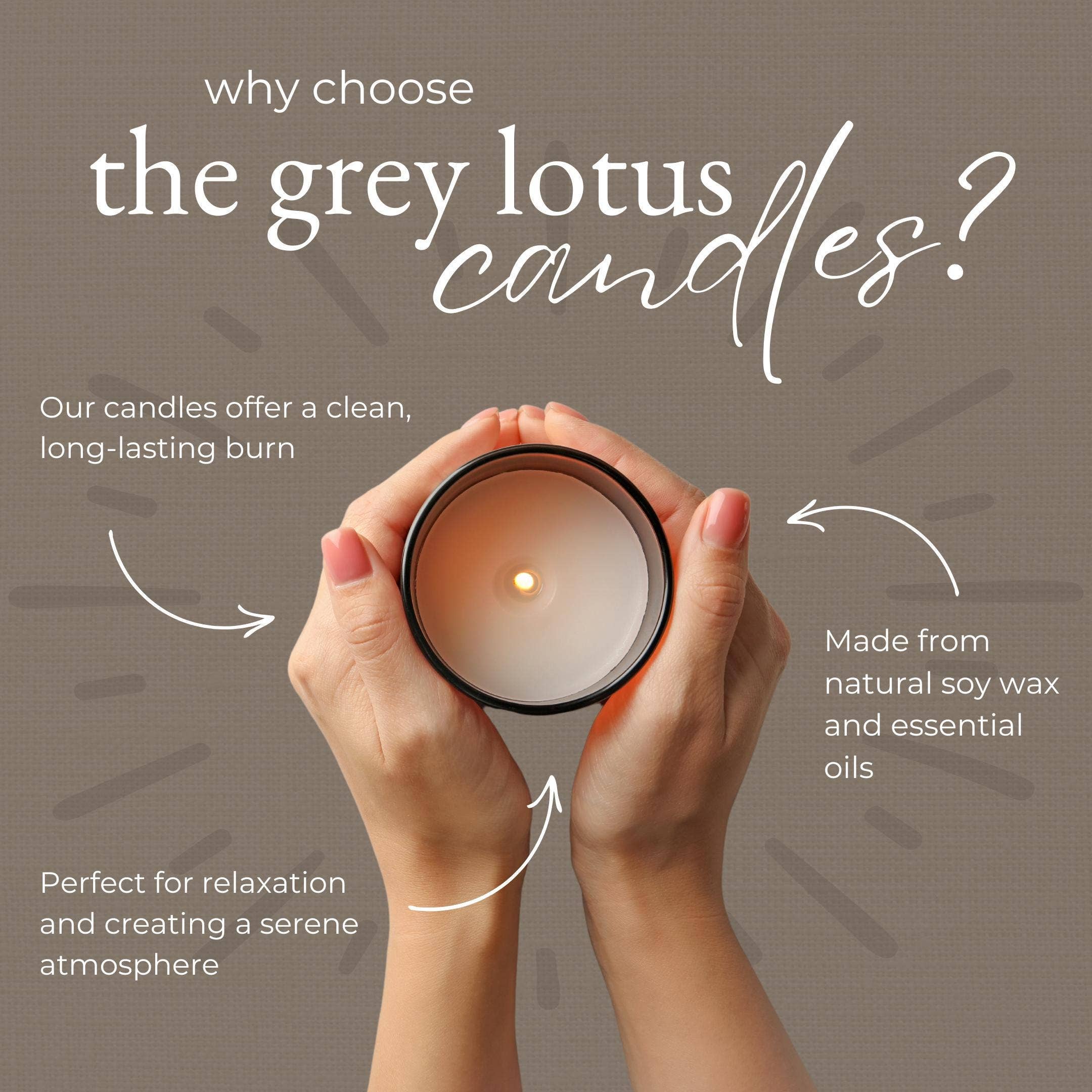 The Grey Lotus - Vendita all'ingrosso Candela in vasetto - Candela Lavender Fields in barattolo ambrato 100% cera di soia - 8 oz7