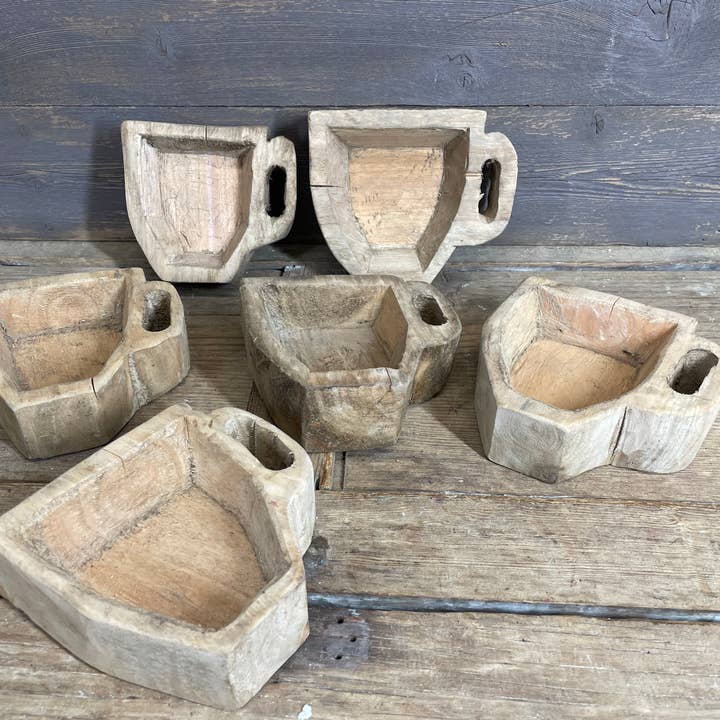 NFC Coffee Cup Dough Bowl-6x7-Unfinished-NFC-Coffee Cup-$5 for wholesale by My Amigos Imports