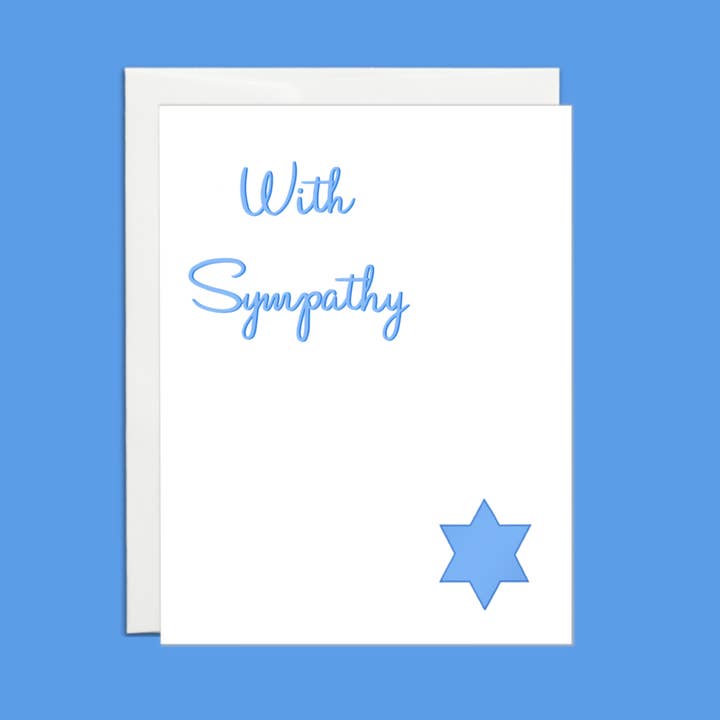 With Sympathy for wholesale by The Simcha Store