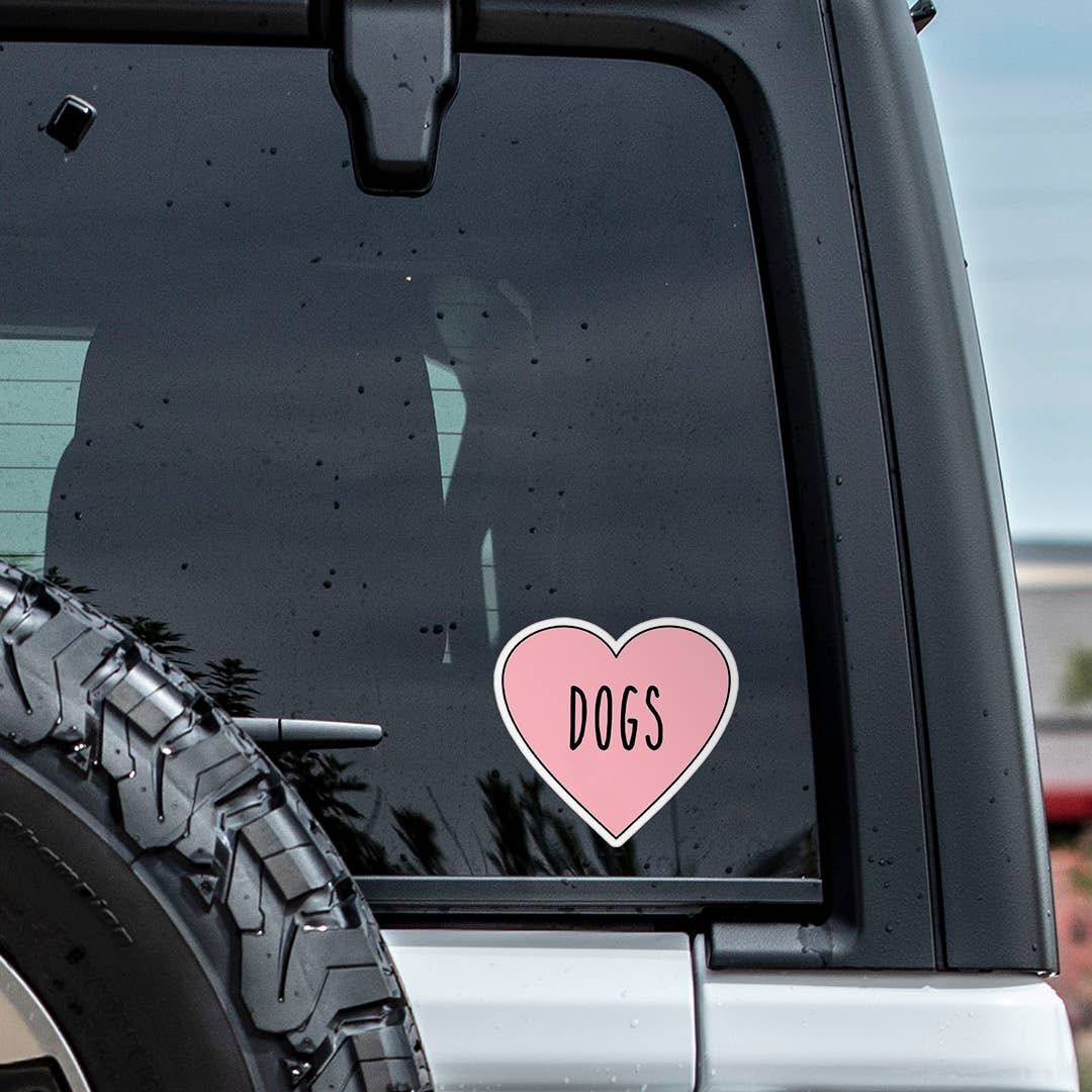 CJ's Sticker Shop - Wholesale Sticker - Vinylsticker met hartsticker van I Love Dogs3