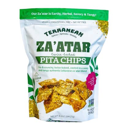 Terranean Herbs & Spices – Engroshandel Chips – Za'atar dobbeltbagte pitachips (184 g)10