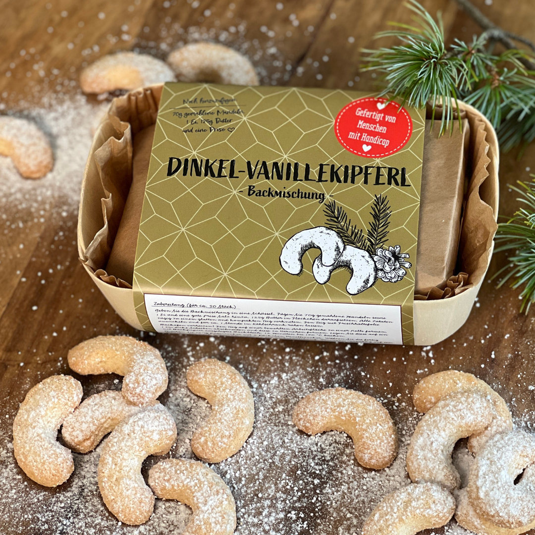 Wunderle GmbH - Wholesale Cookie Mix - Spelt vanilla kipferl Christmas baking mix1