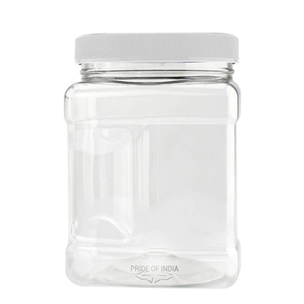 PRIDE INDIA BRANDS – wholesale Jar – Clear PET Storage Jars with Caps21