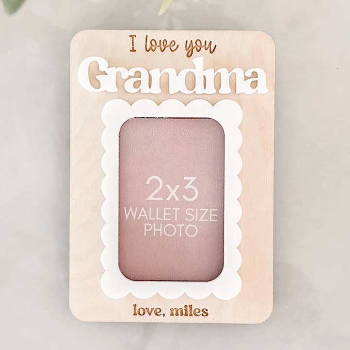 Etchedoccasions – wholesale Picture frame – Mother's Day Fridge Magnet Photo Frame 0