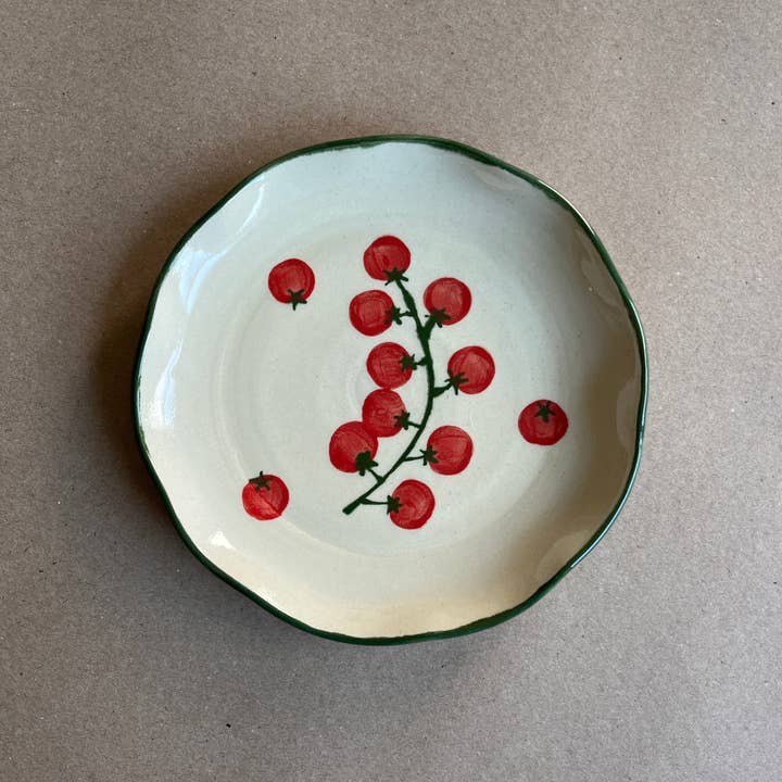 Cherry Tomatoes Appetizer/Side Plate for wholesale by Ninth House Goods