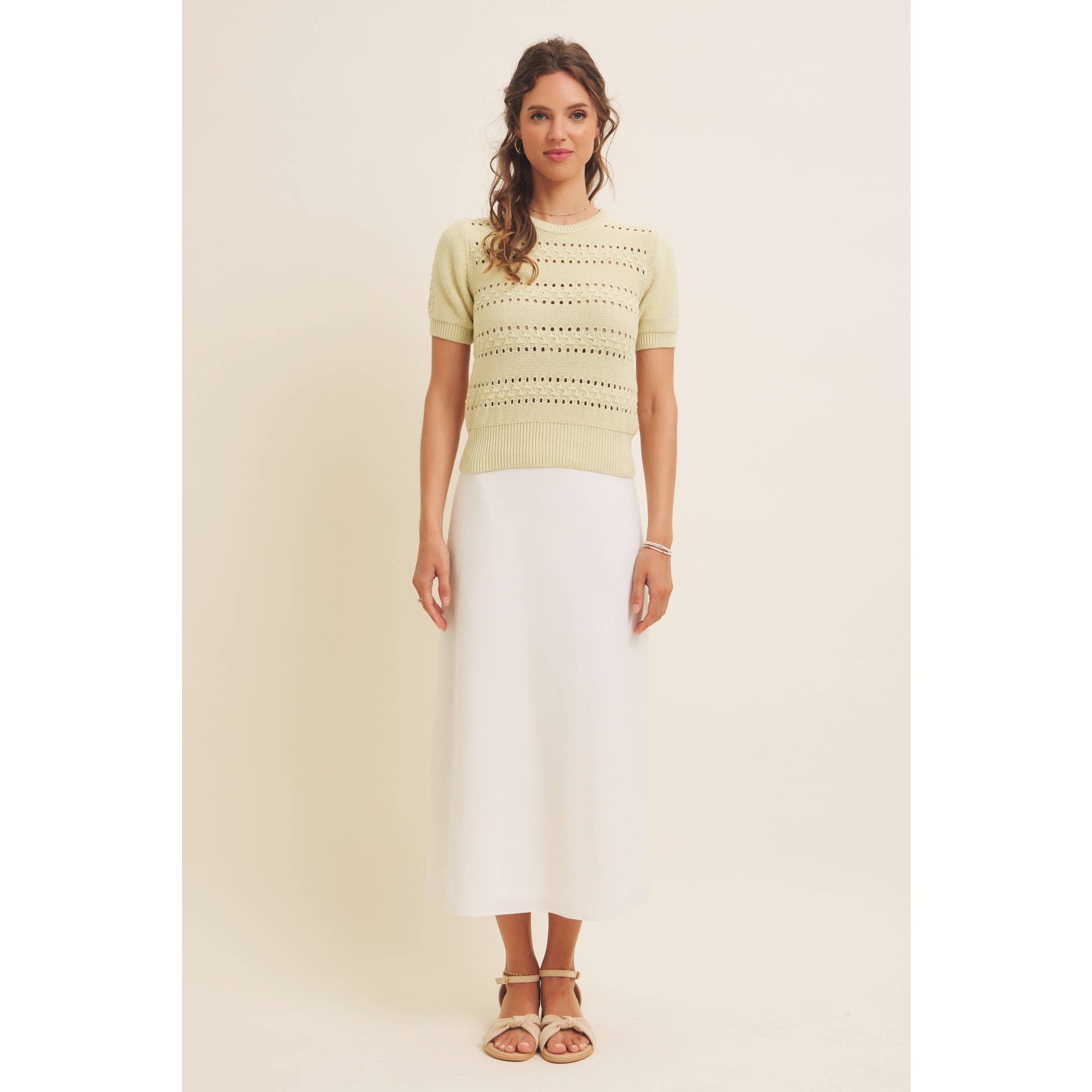 in february - Wholesale Skirt - Women's - VISCOSE LINEN BLEND BIAS CUT MAXI SKIRT WITH LINING33