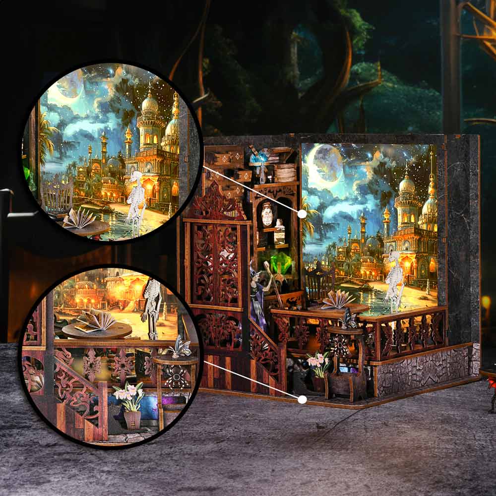 Crafthub - Vente Kit de bricolage - Exploration Magique - Kit de Niche à Livres DIY4