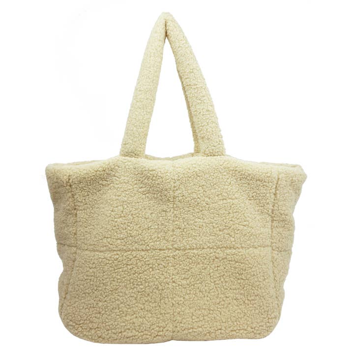 Anais - Wholesale Tote Bag - Women's - Tote bag in faux fur S02343