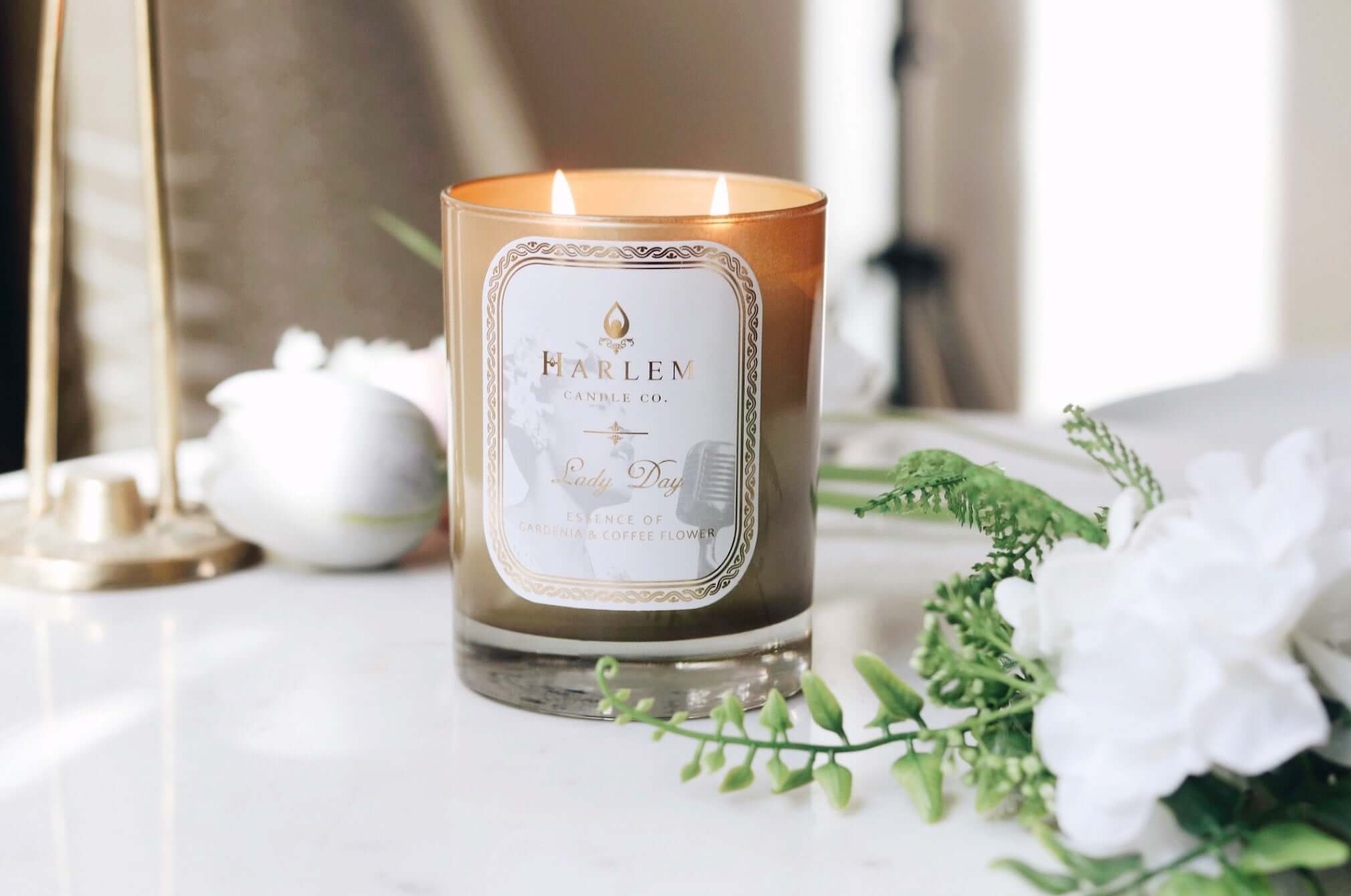 Harlem Candle Co - Wholesale Jar/Filled Candle - "Lady Day" luxury candle2
