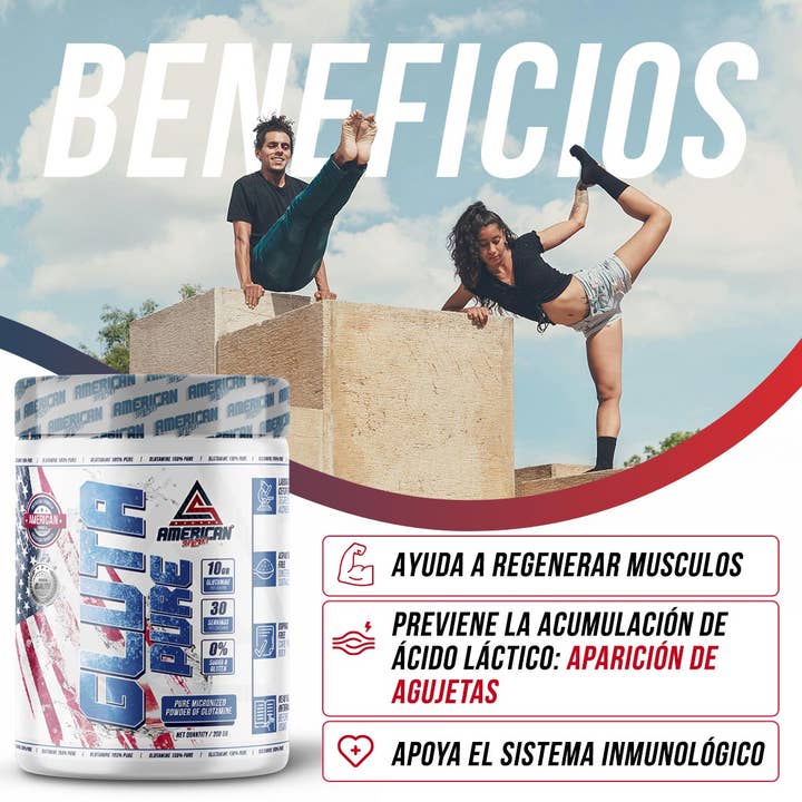 AMERICAN SUPLEMENT S.L. - Wholesale Oral Supplement/Vitamin - American Supplement | Gluta Pure | L-Glutamine 300g