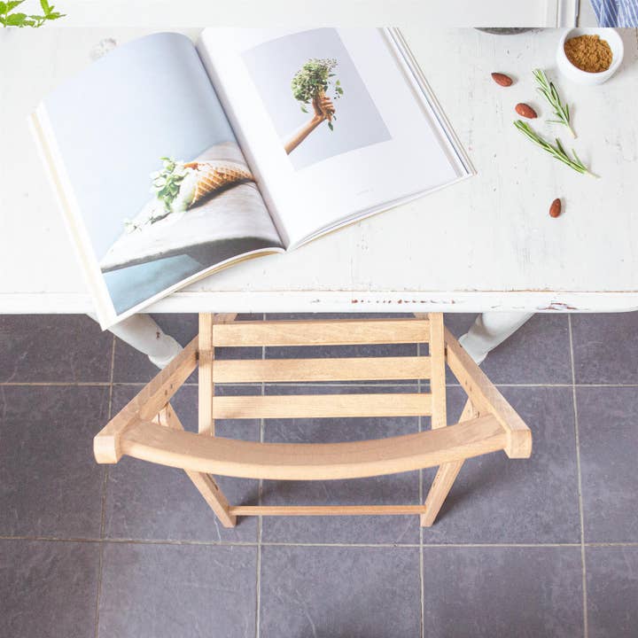 Rinkit Ltd - Wholesale Chair - Beech Wood Folding Chair - By Harbour Housewares