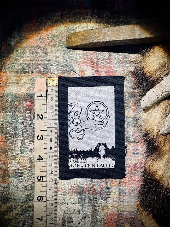 Three Raccoons - Wholesale Patch - Ace of Pentacles patch.