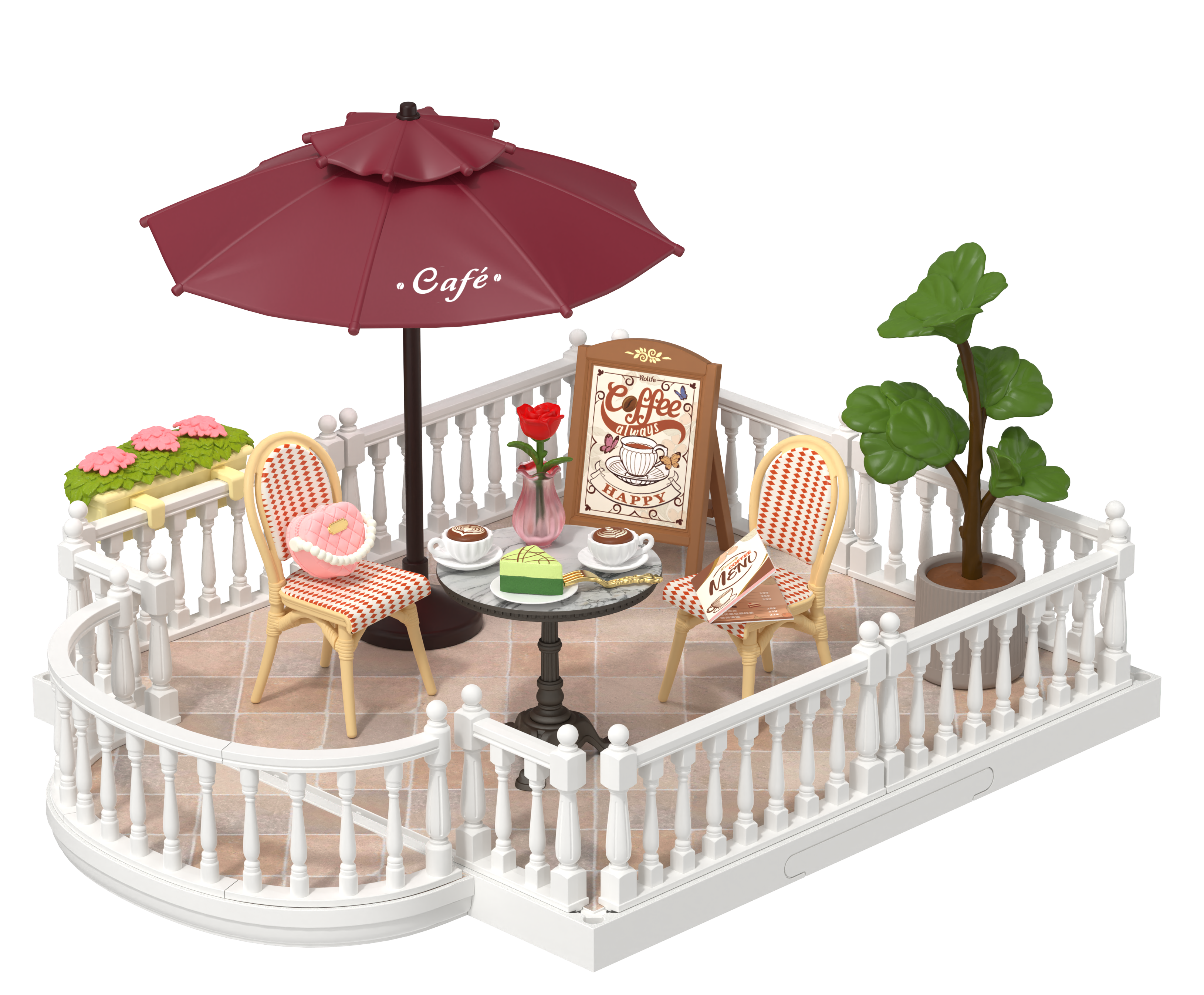 Robotime - Wholesale DIY Craft Kit - DWP09 Chic Café Terrace1