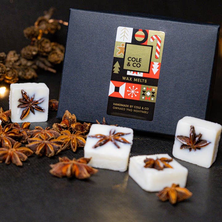 Christmas Scented Wax Melts - with a twist! for wholesale by Cole & Co