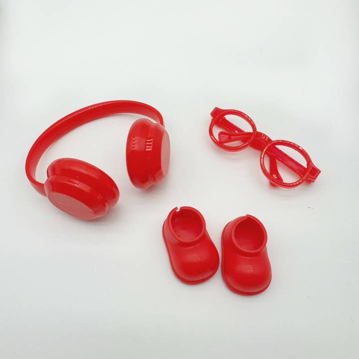 Lilyrosy(Duty free) - Wholesale Doll Accessory Kit - Kids - Accessories Set for 17cm dolls – Headphones, Shoes, Glasses9