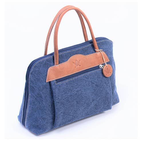 WeYeah!® Fashion - Venta al por mayor Bolso con asas - Mujer - Bolso y clutch Daisy-May de cuero y algodón ecológico WeYeah!® Fashion10